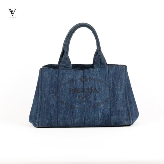 Denim Canapa in Tote Bleu