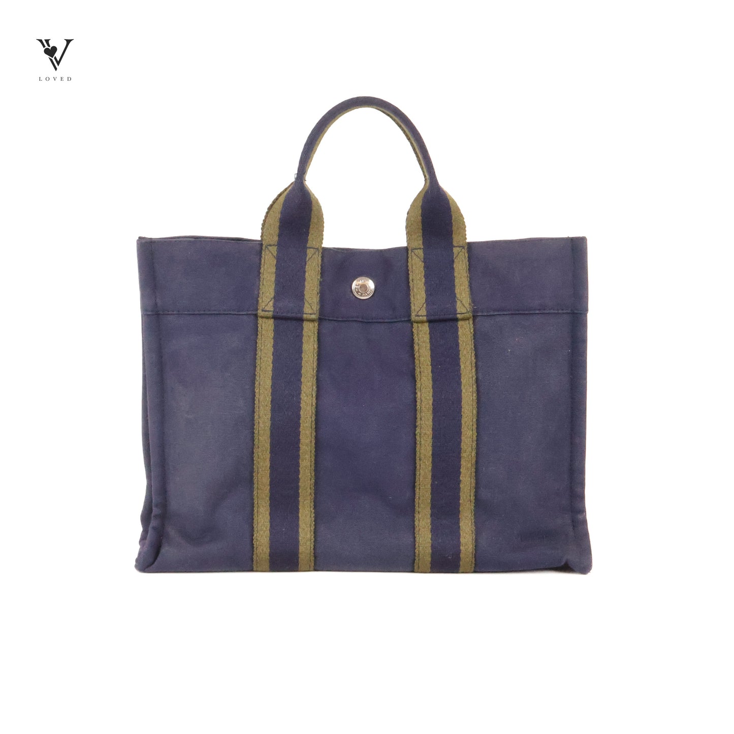 Fourre Tout Navy Canvas Tote