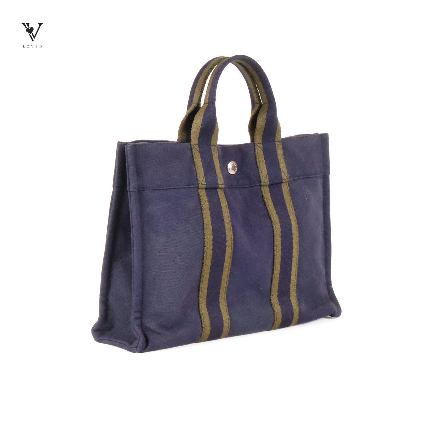 Fourre Tout Navy Canvas Tote