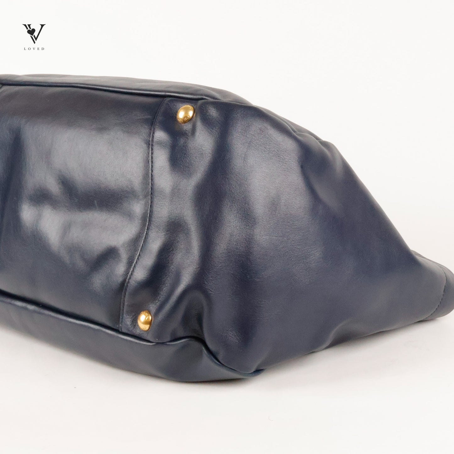 Baltico Calfskin Leather Chain Tote Bag