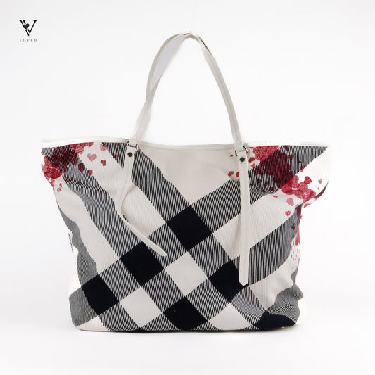 Prorsum Heart Pattern Large Tote Bag