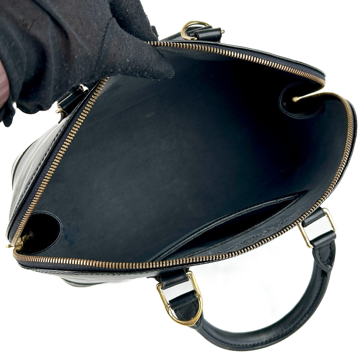 Alma Epi Leather Satchel Bag