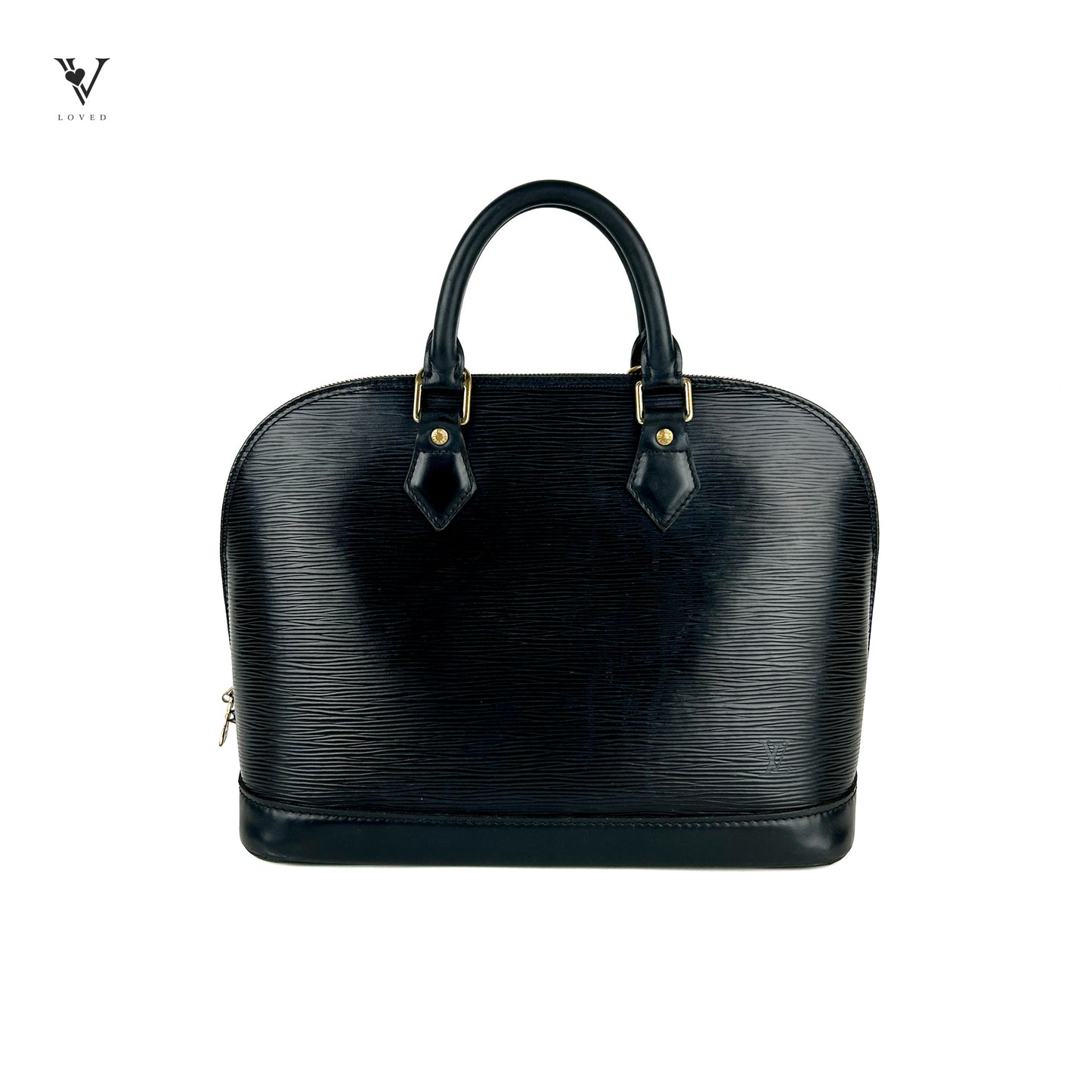 Alma Epi Leather Satchel Bag