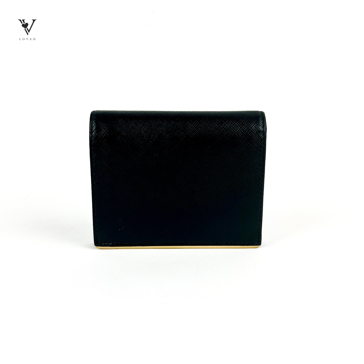 Saffiano Leather Mini Wallet